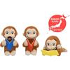 SEGA RARO Peluche Mascotte Di Curious George Set Di 3 ESPRESSO Dal GIAPPONE 2024