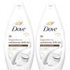 Dove Bagnodoccia Nutrimento Delicato, Idratante Dermo-Naturale, Olio di Cocco, 1/4 Crema Idratante, Dermatologicamente Testato, Bagnoschiuma Uomo e Donna, 100% Bottiglia Riciclata* 450 ml