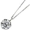 Nessuno Nuovissima collana con ciondolo diamante Pt900/ Pt850 1,035 ct F I1 spedizion...