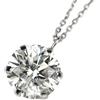 Nessuno Nuovissima collana con ciondolo diamante Pt900/ Pt850 1,022 ct I I1 G spedizi...
