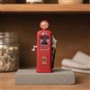 2 Pezzi Decorazione Stile Retrò Pompa Carburante Vintage per Modellismo