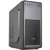 Vultech Case Midi Tower VCO-A2699 Nero con 2 Porte USB e 1 Ventola 120 mm
