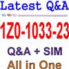 Miglior Materiale Di Pratica Per L'Esame 1Z0-1033-23 Q&A