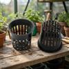 Rete da giardino in plastica nera vaso 4,3 pollici per piante idroponiche e per