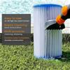 Cartuccia Filtro Strumento Pulizia Spazzola Portatile ABS per Piscine 3,4x1,3x5,