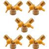 No 5X Adattatore Rubinetto un 2 Vie 1/2 Pollice Fuori Adattatore Rubinetto Irr4325