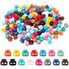 Sxutop 150 Pezzi Fermacorda a Molla Foro Doppio 5mm Colorati Fermacorda S
