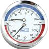 Manometro temperatura pressione per caldaie riscaldamento a pavimento portata da