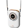 Ventilatore Collo Donna 12,4 x 9,5 x 4,2 cm Materiale ABS Ricaricabile Luce Umor