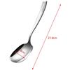 Cucchiaio da portata in acciaio 316L profondit�� 21,6 cm ciotola per zuppe