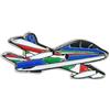 Spilla pulce in metallo smaltato PAN MB339 Frecce Tricolori Aeronautica Militare