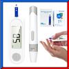 Misuratore Glicemia Glucometro Diabete Kit 50 Strisce Lancette Test del Sangue