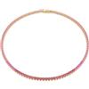 Swarovski 5751762 Collana Tennis Matrix Rosa TAGLIA M