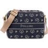 Pollini - Borsa donna Camera Bag Heritage Marina In Denim Blu/avorio TE8402PP02Q