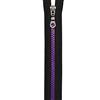 Prym 468505 S14 - Cerniera divisibile, 50 cm, colore: Nero/Viola