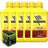 Bardahl Kit Tagliando 5 Litri Olio Moto Bardahl XTC C60 10W30 + Filtro Olio Hiflo