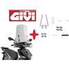 GIVI PARABREZZA trasparente PIAGGIO Liberty 50-125-150 2025 2026 GIVI