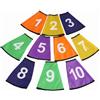10 Pieces Copri Coni 1-10 Forma Affusolata Copriconi Numerati Leggero
