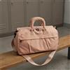 Duffel Bag Manici Imbottiti Borsa Duffel Motivo a Griglia per Trasferta
