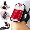 ANGGO Porta Cellulare Braccio, 3 in 1 Porta Cellulare da Corsa Bici Running