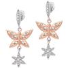 Morellato ORECCHINI DONNA MORELLATO NATURA FARFALLE ORO ROSA ZIRCONI,CRISTALLI SAHL04