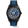 Philip Watch Orologio Lorenz Granpremio Wheel 030280BB Watch Silicone Nero Blu Uomo