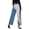 DIESEL Widee 0077V Jeans Da Donna W25/L32 Dritti Lavati Blu 100% Cotone