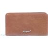 Desigual 26SAYP21 Mone Sierra Camel Fiona Portafogli per Donna in ecopelle