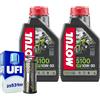 Motul Kit Tagliando Olio Motul 5100 10W30 Per Moto Guzzi Nevada Touring 750 2004>
