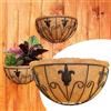 不适用 Fioriera verticale in ferro nero 30,5 cm per balcone e soggiorno verde