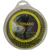 TORNADO Filo Elicoidale Per Decespugliatore 3mm 50 Metri