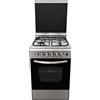 LAR.EL Cucina Gas LAREL 50x50 Inox 4 Fuochi Forno ELETTRICO Grill Accensione Elettrica