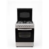 Lar.el Cucina a Gas LAREL 60x60 Inox 4 Fuochi Forno a gas Grill Accensione Elettronica