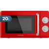 Cecotec Forno a Microonde Meccanico da 20 L Proclean 3010 Retro Red 700 W in 6 livelli