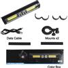 Faro Bici Luce Ricaricabile Night Riding IPX4 Impermeabile Manubrio Staffa