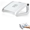 MAGIC SELECT Poggiapiedi Ergonomico Regolabile Per Ufficio Supporto Per I Piedi Per Scrivania