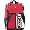 Franco Cosimo Panini Zaino Scuola Elementare Ferrari Bicolore Panini Estensibile Sdoppiabile Ragazzo