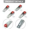 Swivel Caster Per Mobili Mobili Mobili Ruote Mobili Casa Mobili Silenzioso Montaggio Laterale