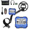Metal Detector Professionale Con 2 Batterie, 5 Modalità Metal Detector per Adult