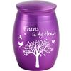 Mini Urna Commemorativa Motivo Albero Urna Commemorativa Finitura Lucida