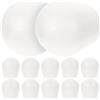 12 Pcs Di Torta Compatto Torte Finte Riutilizzabile Dummy