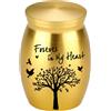 Mini Urna Commemorativa Motivo Albero Urna Commemorativa Finitura Lucida