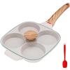Bobikuke Pankache Padella Padella Pancake con Coperchio Antiaderente Padella per Frittata