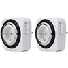 Kopp 2 x timer meccanico compatto, 2 pezzi, bianco, 195202171