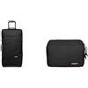 EASTPAK TRANVERZ M Valigia, 27 L - Black (Nero) & MAVIS Borsa da toilette, 27 L - Black (Nero)