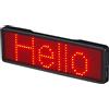 SODIAL LED Bluetooth Nome Badge Ricaricabile Segno Luminoso Display un Scorrimento7750