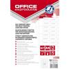 OFFICER PRODUCTS Etichette Office PRODUCTS, etichette adesive 70 x 25,4 mm, bianco, fogli per etichette da 100 fogli, 1 pezzo