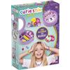 Cutie Stix LANSAY - CUTIE STIX - Cofanetto Creativo Kitty - Kit Creazione Gioielli Portatile per Bambini dai 6 Anni - Include Specchio, Stix Pretagliati e Perline per Collane e Bracciali - Idea Regalo DIY
