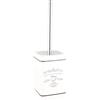 Axentia Paris scopino per WC, Ceramica, Bianco Antico, ca. 10.5 x 10.5 x 37 cm