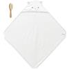 Kaloo - Set da bagno per neonati - Mantella 75 cm in bambù assorbente e spazzola massaggiante - Regalo di nascita per maschio/femmina - K211008